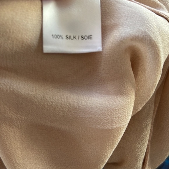 Vintage VERA WANG COLLECTION mauve pleated silk chiffon sleeveless blouse - Picture 7 of 12